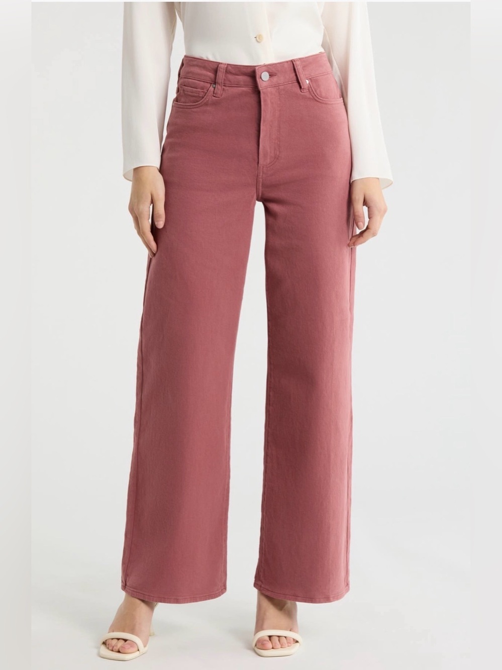 NWT PAIGE Anessa High Waist Wide Leg Jeans